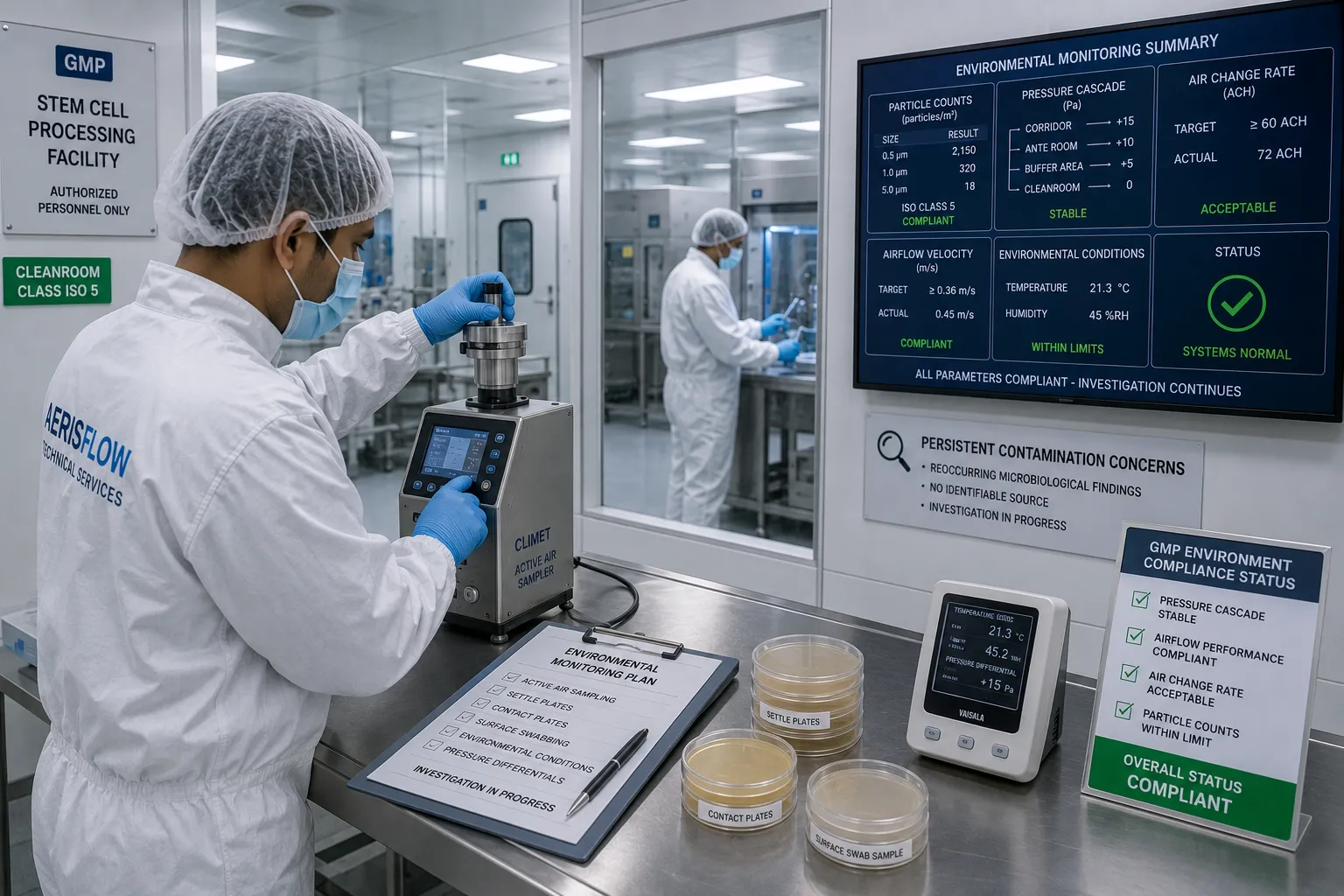 GMP Stem Cell Cleanroom Recovery